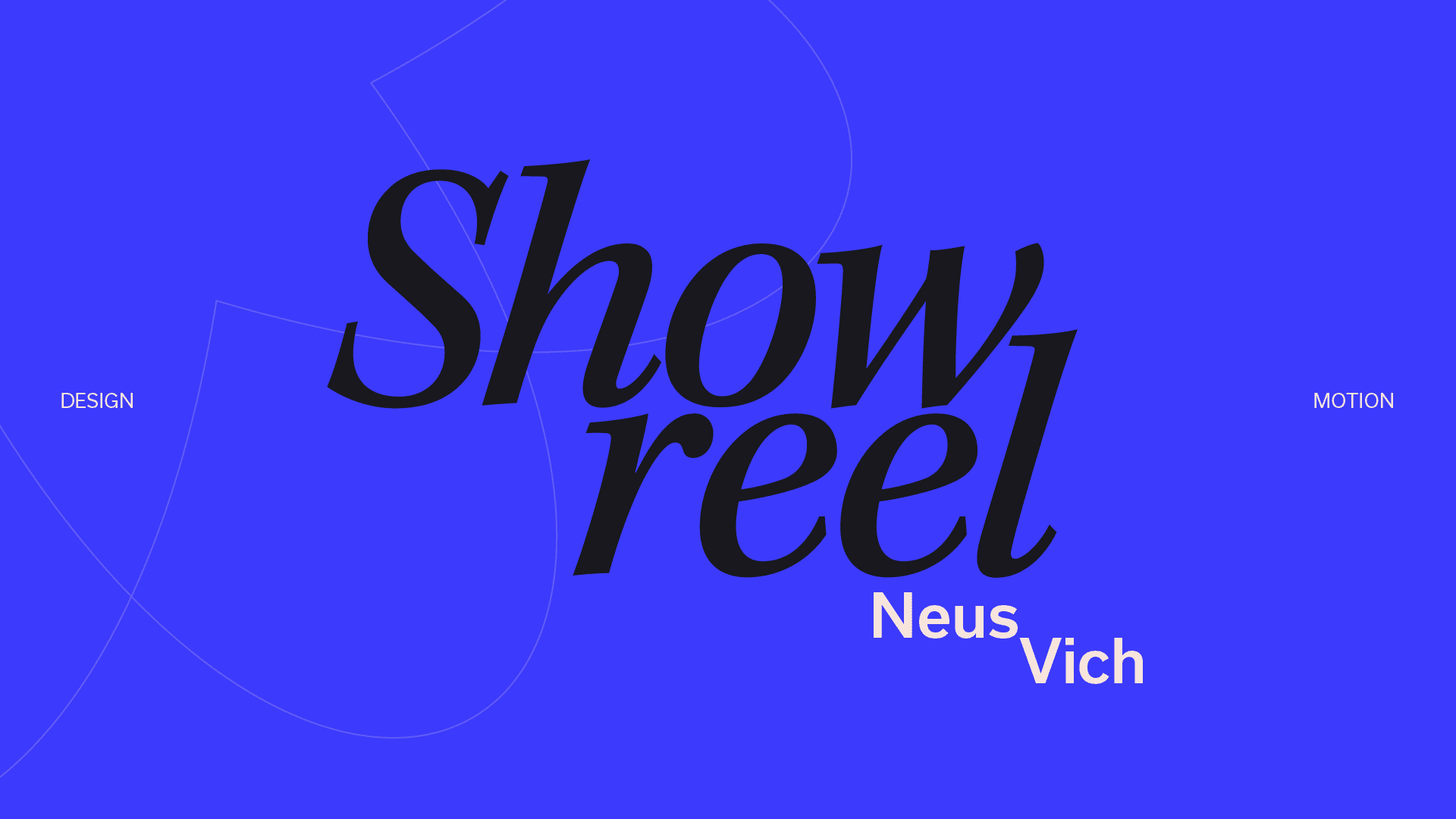 Motion Design Showreel